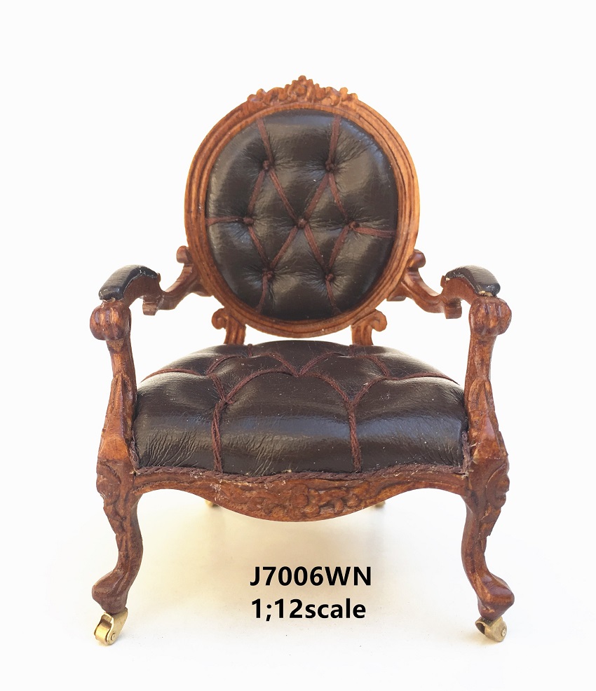 George 111 Round Back Arm Chair